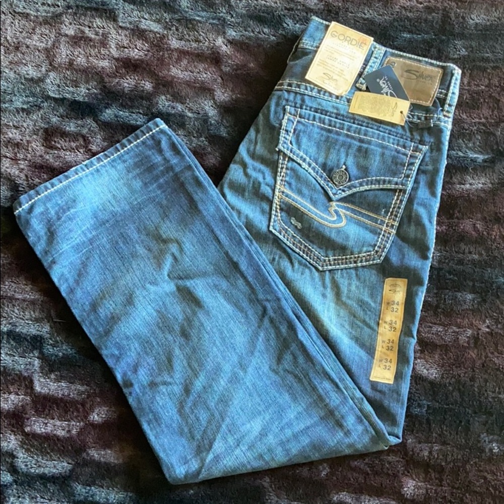 Men’s Silver Jeans Gordie Fit
